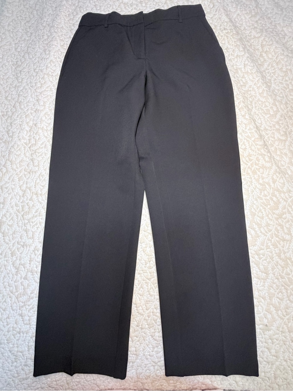 Express Black Straight-Leg Dress Trousers